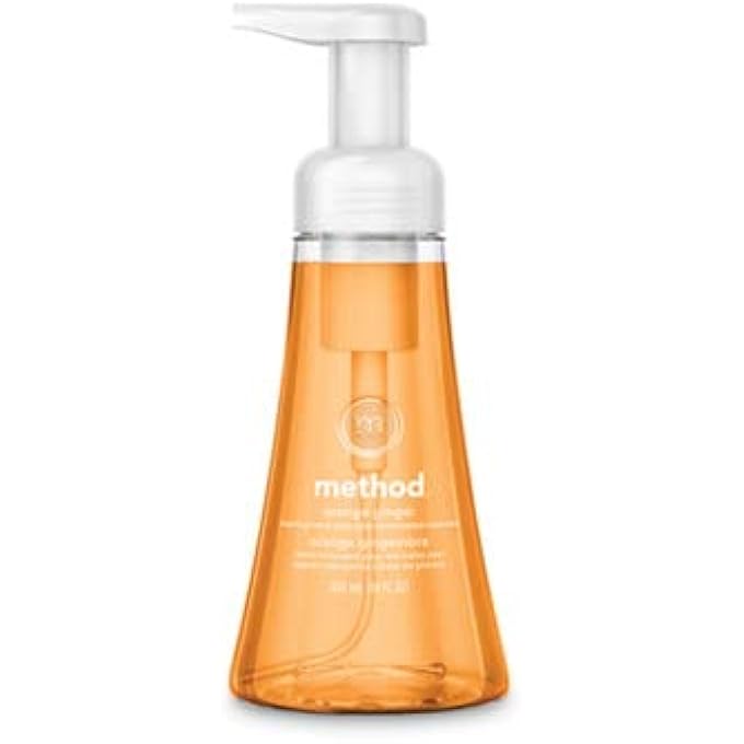 Method FOAMING HAND WASH, ORANGE GINGER, 10 OZ PUMP BOTTLE, 6/CARTON - Image 2